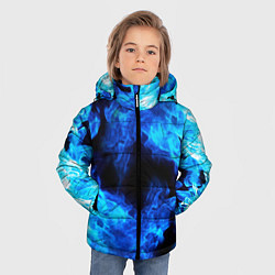 Куртка зимняя для мальчика СИНИЙ ОГОНЬ, цвет: 3D-черный — фото 2