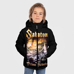 Куртка зимняя для мальчика SABATON, цвет: 3D-красный — фото 2