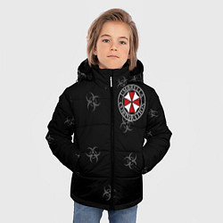 Куртка зимняя для мальчика Umbrella Corp, цвет: 3D-черный — фото 2