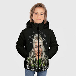 Куртка зимняя для мальчика BILLIE EILISH, цвет: 3D-черный — фото 2