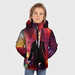 Куртка зимняя для мальчика ДОКТОР КТО, цвет: 3D-черный — фото 2