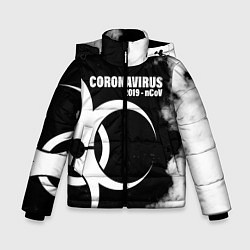 Куртка зимняя для мальчика Coronavirus 2019 - nCoV, цвет: 3D-красный