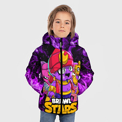 Куртка зимняя для мальчика BRAWL STARS GENE, цвет: 3D-черный — фото 2
