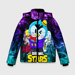 Куртка зимняя для мальчика BRAWL STARS MRP, цвет: 3D-светло-серый