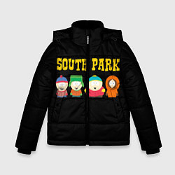 Куртка зимняя для мальчика South Park, цвет: 3D-светло-серый