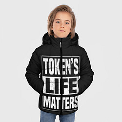 Куртка зимняя для мальчика TOKENS LIFE MATTERS, цвет: 3D-красный — фото 2