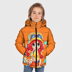 Куртка зимняя для мальчика JESSIE, цвет: 3D-черный — фото 2