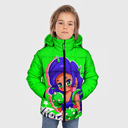 Куртка зимняя для мальчика ROSA, цвет: 3D-черный — фото 2