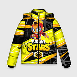Куртка зимняя для мальчика BRAWL STARS MAX, цвет: 3D-черный
