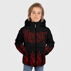 Куртка зимняя для мальчика Slipknot 5, цвет: 3D-черный — фото 2