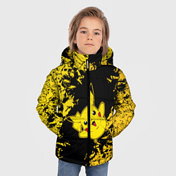 Куртка зимняя для мальчика Пикачу Oko, цвет: 3D-светло-серый — фото 2