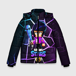 Куртка зимняя для мальчика BRAWL STARS BIBI, цвет: 3D-черный