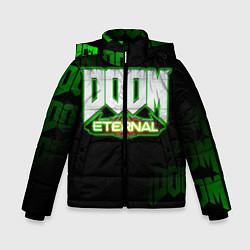 Куртка зимняя для мальчика DOOM: ETERNAL, цвет: 3D-черный