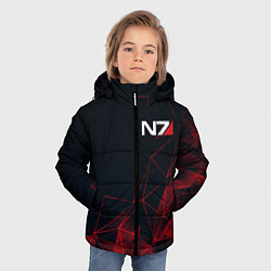 Куртка зимняя для мальчика MASS EFFECT N7, цвет: 3D-черный — фото 2