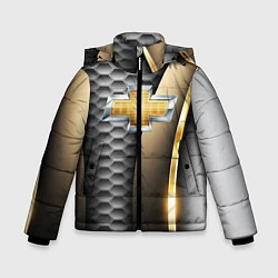 Куртка зимняя для мальчика CHEVROLET, цвет: 3D-светло-серый