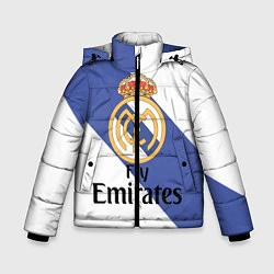 Куртка зимняя для мальчика Реал, цвет: 3D-черный