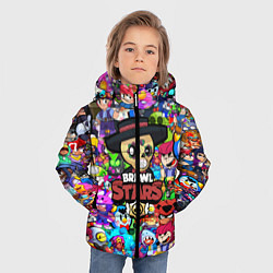 Куртка зимняя для мальчика BRAWL STARS POKO, цвет: 3D-черный — фото 2