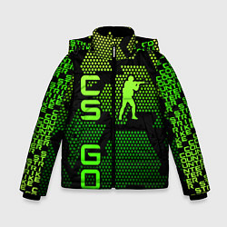 Куртка зимняя для мальчика CS GO Oko, цвет: 3D-черный