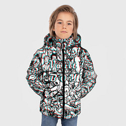 Куртка зимняя для мальчика Vault Boy красныйсиний, цвет: 3D-черный — фото 2
