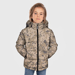 Куртка зимняя для мальчика КАМУФЛЯЖ, цвет: 3D-черный — фото 2