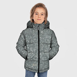 Куртка зимняя для мальчика Цинк, цвет: 3D-черный — фото 2