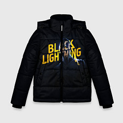 Куртка зимняя для мальчика Black Lightning - Thunder, цвет: 3D-светло-серый