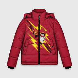 Куртка зимняя для мальчика The Flash, цвет: 3D-светло-серый