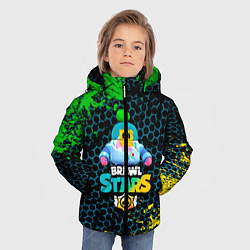 Куртка зимняя для мальчика Sprout Brawl Stars, цвет: 3D-черный — фото 2