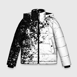 Куртка зимняя для мальчика Mitsubishi, цвет: 3D-черный
