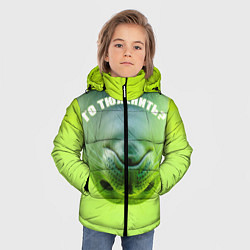 Куртка зимняя для мальчика Го тюленить?, цвет: 3D-черный — фото 2