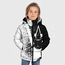 Куртка зимняя для мальчика Assassin’s Creed 03, цвет: 3D-светло-серый — фото 2