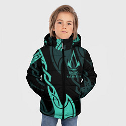 Куртка зимняя для мальчика ASSASSINS CREED VALHALLA, цвет: 3D-светло-серый — фото 2
