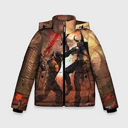 Куртка зимняя для мальчика Doom Eternal, цвет: 3D-черный