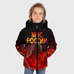 Куртка зимняя для мальчика МЧС России, цвет: 3D-черный — фото 2