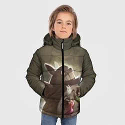 Куртка зимняя для мальчика Мой сосед Тоторо, цвет: 3D-черный — фото 2