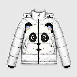 Куртка зимняя для мальчика Panda, цвет: 3D-черный
