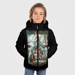 Куртка зимняя для мальчика Iron Maiden, цвет: 3D-красный — фото 2