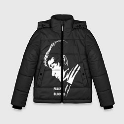 Куртка зимняя для мальчика Острые Козырьки, цвет: 3D-черный