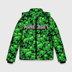 Куртка зимняя для мальчика MINERCRAFT, цвет: 3D-светло-серый