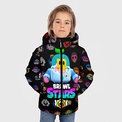 Куртка зимняя для мальчика BRAWL STARS SPROUT 27, цвет: 3D-черный — фото 2