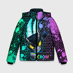 Куртка зимняя для мальчика Brawl Stars CROW, цвет: 3D-светло-серый