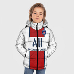 Куртка зимняя для мальчика PSG away 20-21, цвет: 3D-черный — фото 2