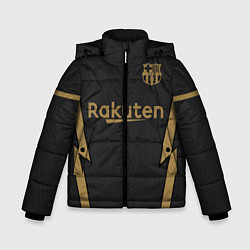 Зимняя куртка для мальчика Barcelona away 20-21