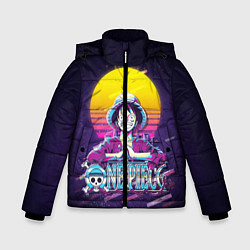 Куртка зимняя для мальчика Neon One Piece, цвет: 3D-черный