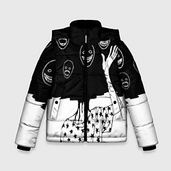 Куртка зимняя для мальчика Многоликий Z, цвет: 3D-светло-серый