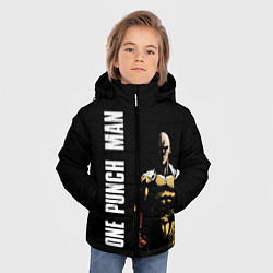 Куртка зимняя для мальчика One Punch Man, цвет: 3D-светло-серый — фото 2