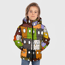 Куртка зимняя для мальчика СОВЫ КОТИКИ, цвет: 3D-красный — фото 2