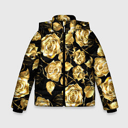 Куртка зимняя для мальчика Golden Roses, цвет: 3D-красный