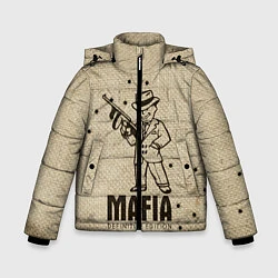 Куртка зимняя для мальчика Mafia 2, цвет: 3D-черный