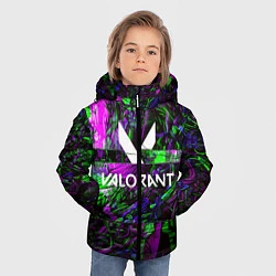 Куртка зимняя для мальчика VALORANT GAME, цвет: 3D-черный — фото 2